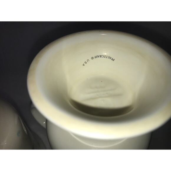 Pfaltzgraff USA, Set of 2 Footed Pedestal Tea/Coffee Mugs/Cups April Violets - Picture 6 of 9